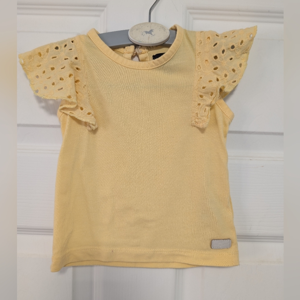 7 for all mankind / girl's yellow shirt size 18 months